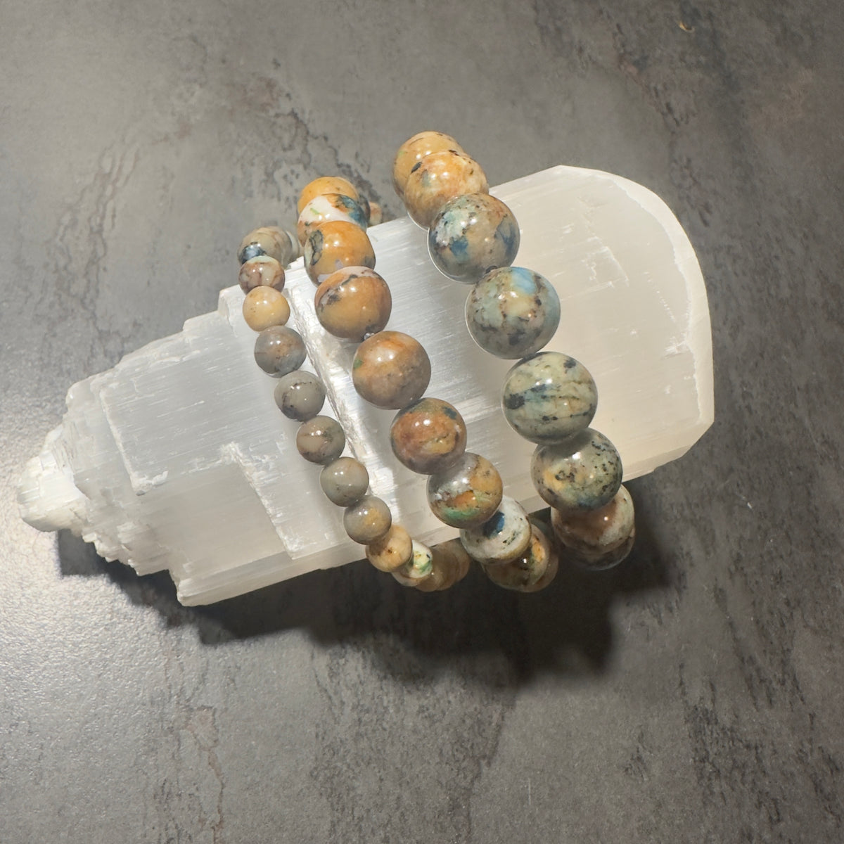 Mexican Jasper Armband für Erdung innere Ruhe und sanfte Stärke