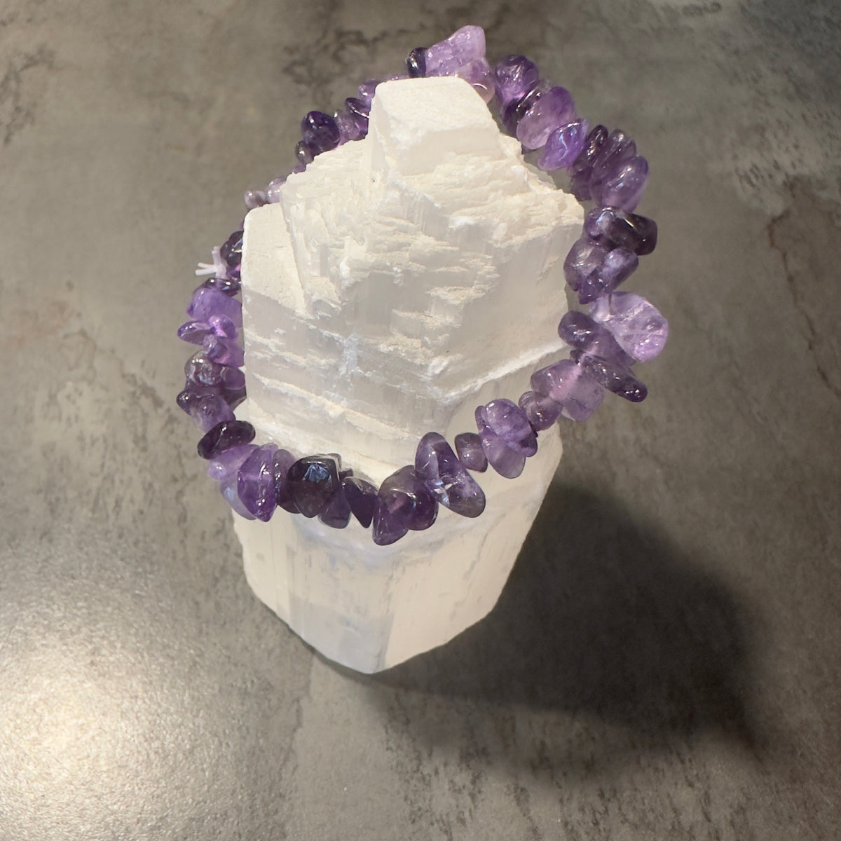 Kristallsplitterarmband Amethyst Seelenruhe