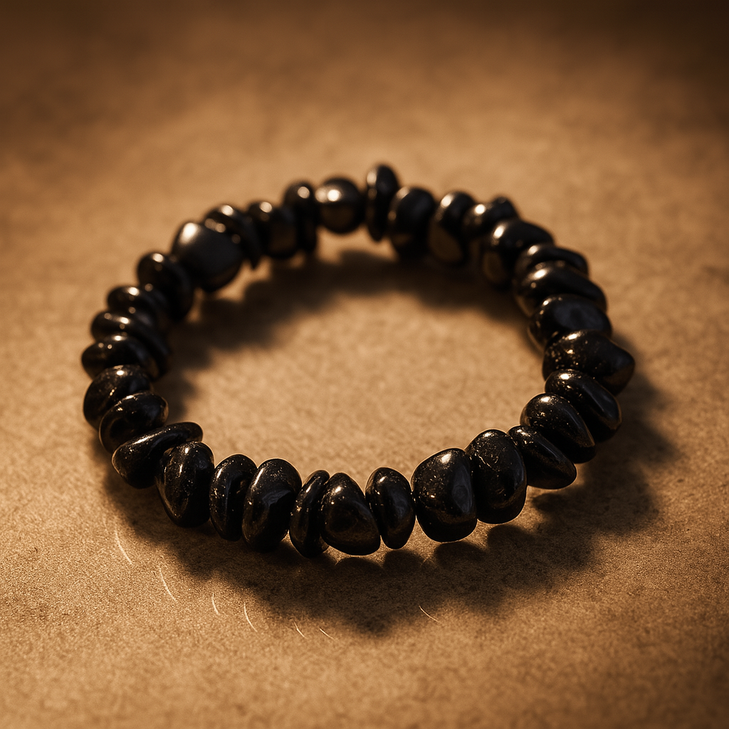 Kristallsplitterarmband Onyx Schattenschild