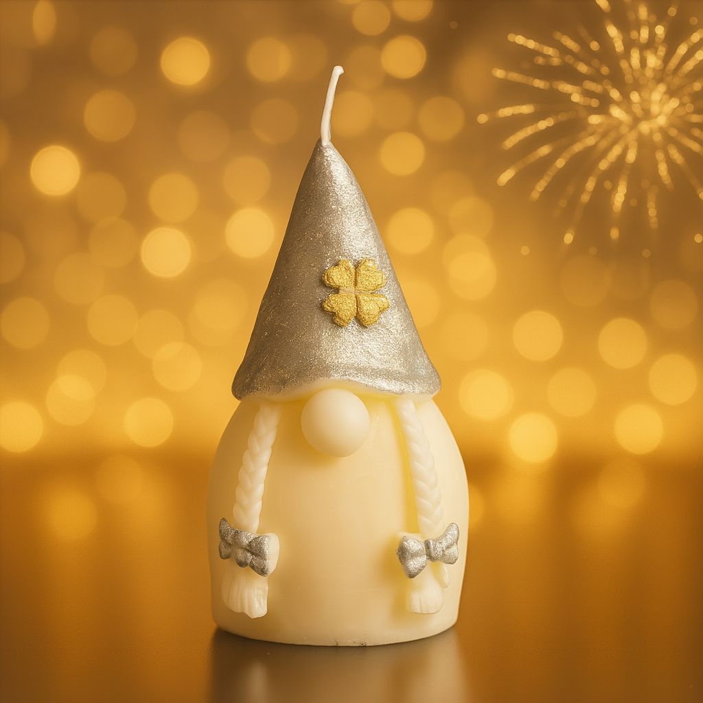 Silvesterkerze – Funkentau Sojawachs Rituallicht