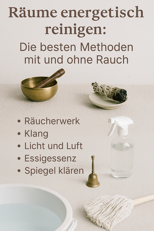 Räume energetisch reinigen: Die besten Methoden mit und ohne Rauch