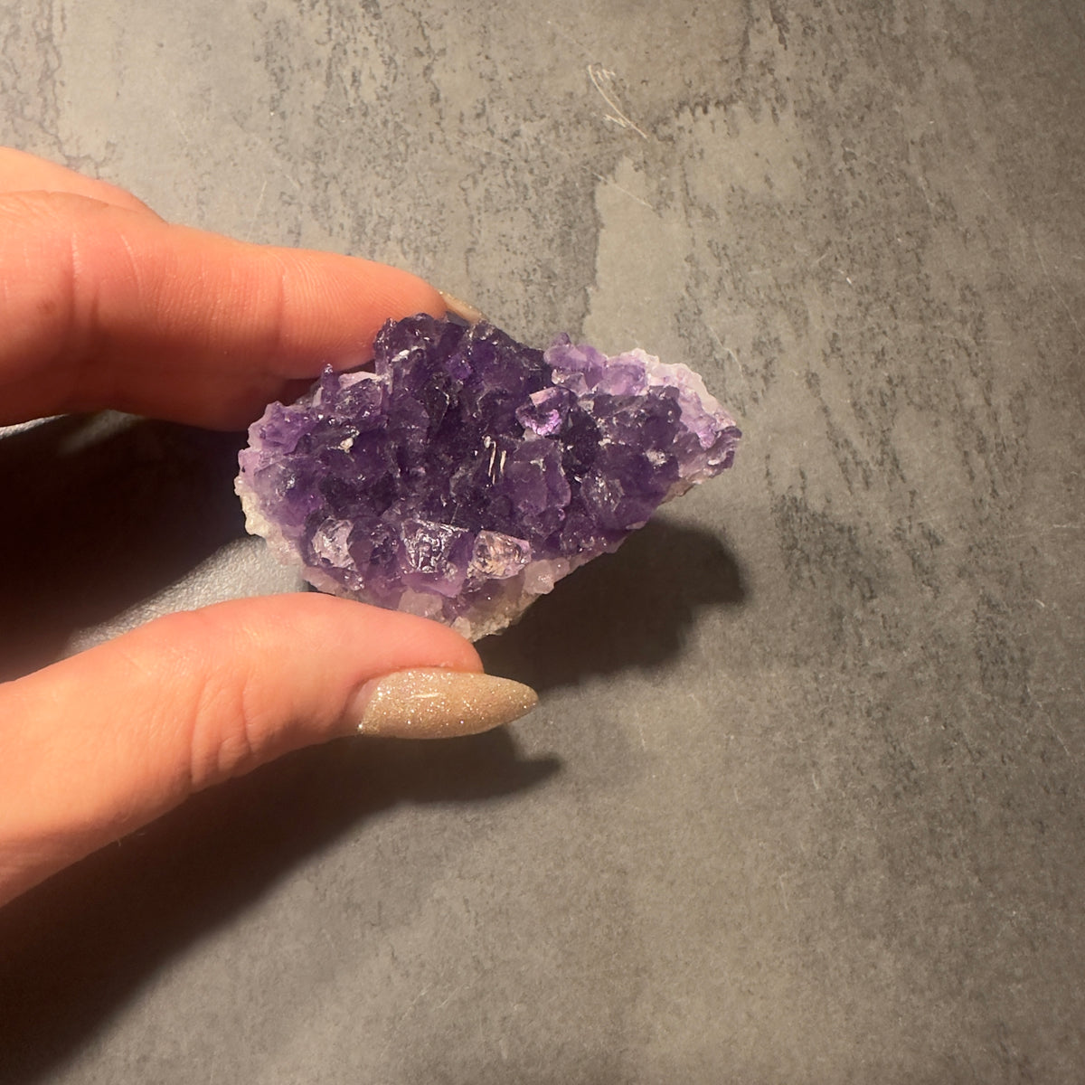 Amethyst Drüsen‑Handstück für Klarheit, Ruhe
