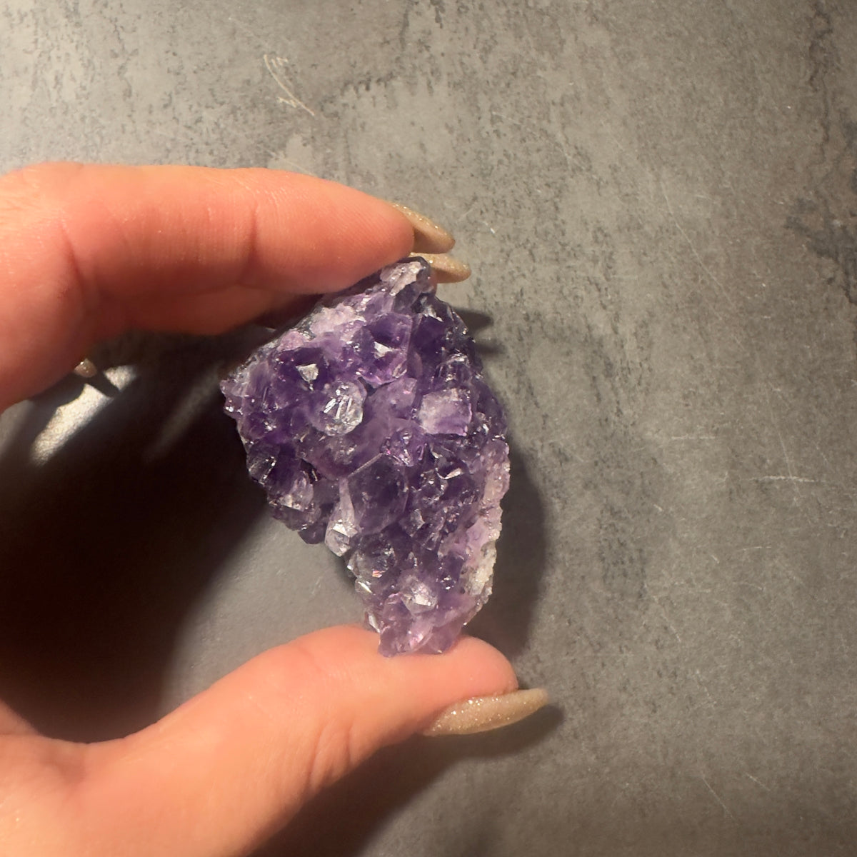 Amethyst Drüsen‑Handstück für Klarheit, Ruhe