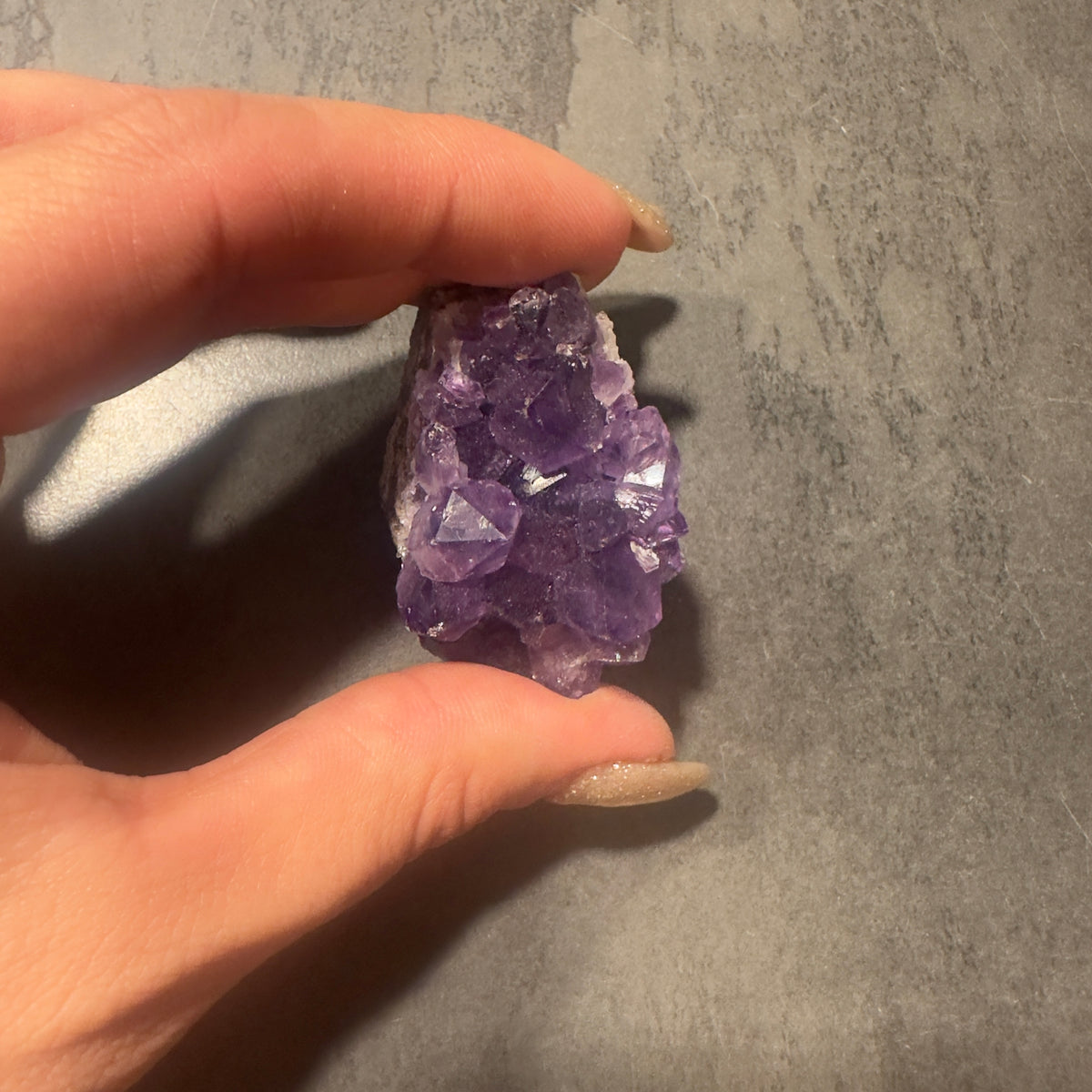 Amethyst Drüsen‑Handstück für Klarheit, Ruhe