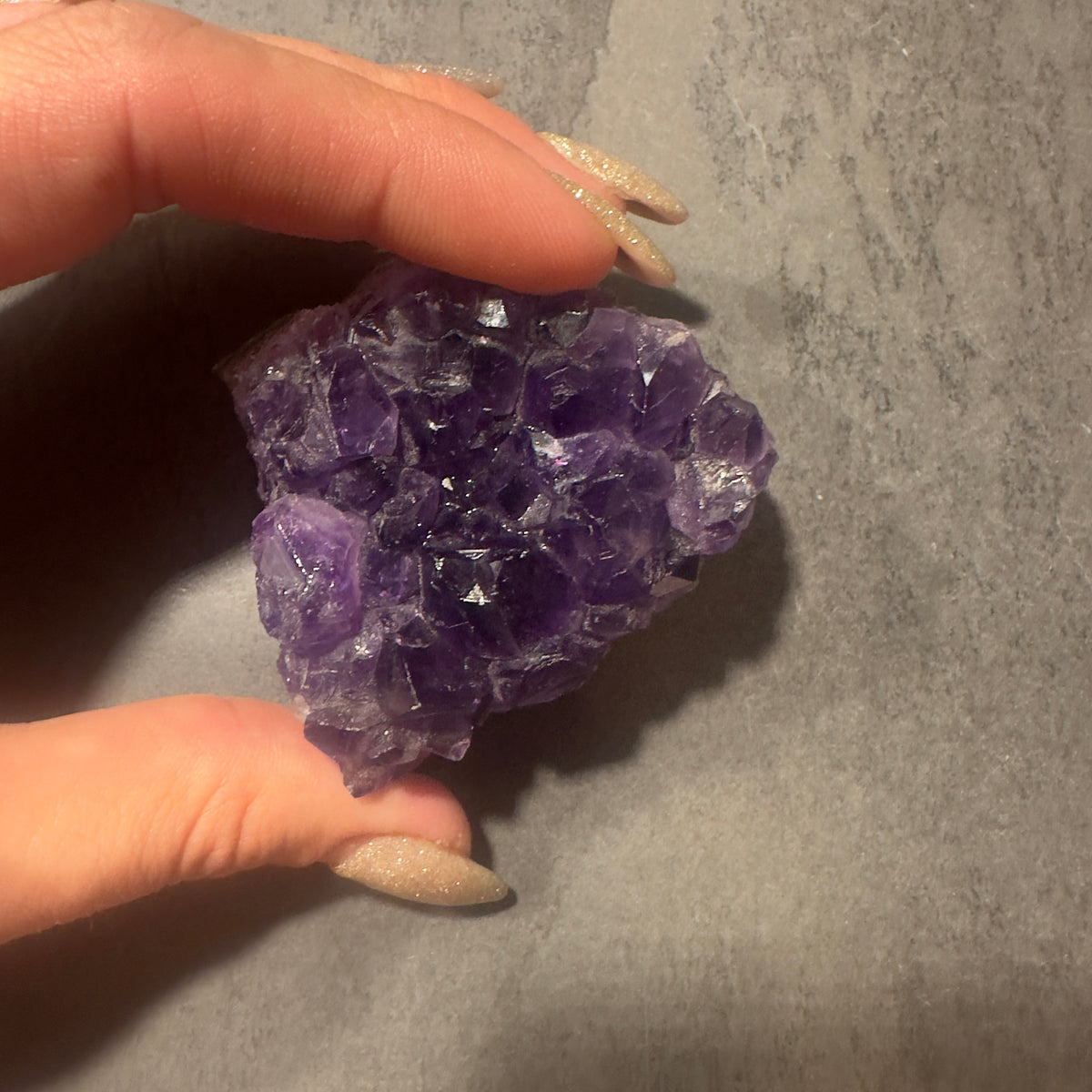 Amethyst Drüsen‑Handstück für Klarheit, Ruhe
