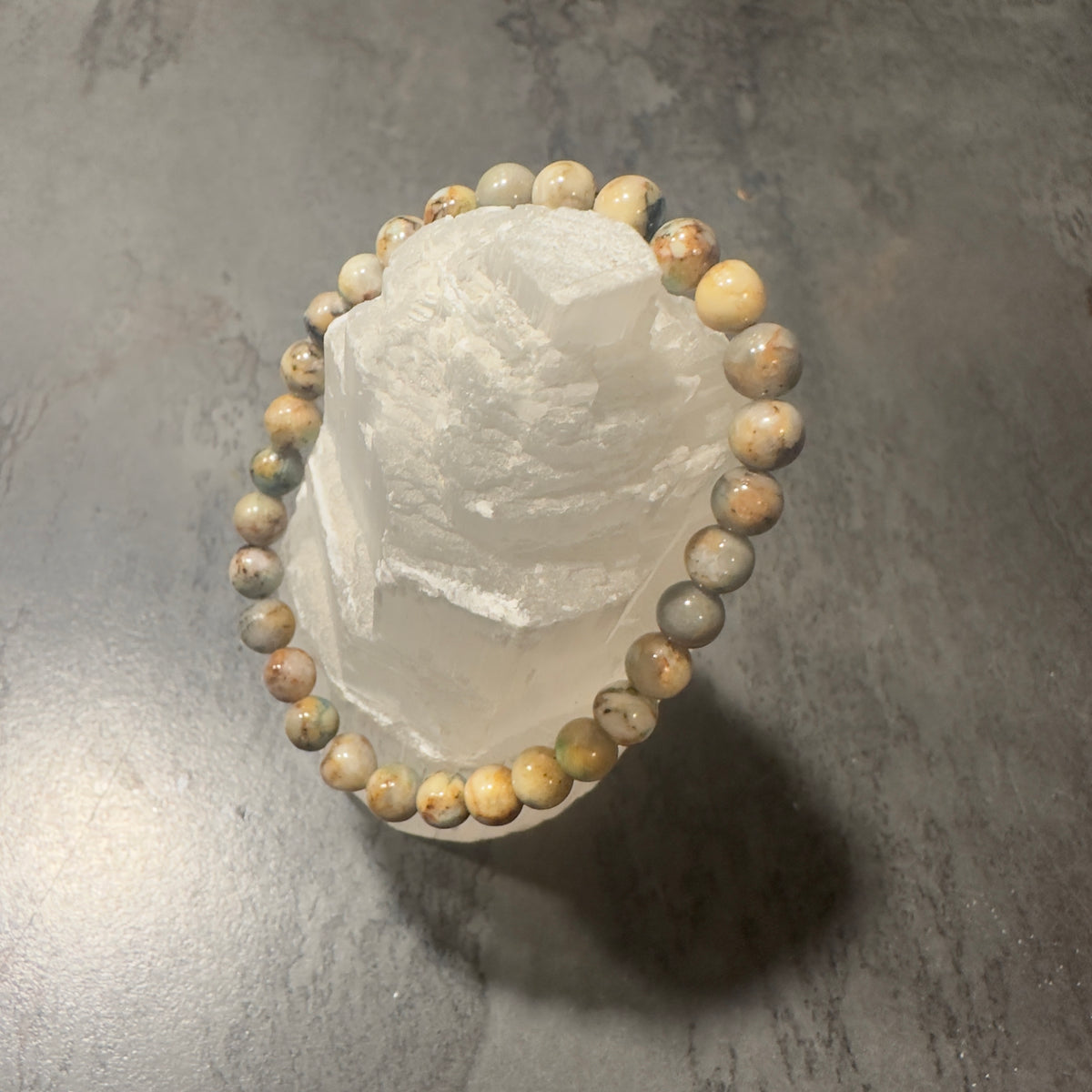 Mexican Jasper Armband für Erdung innere Ruhe und sanfte Stärke