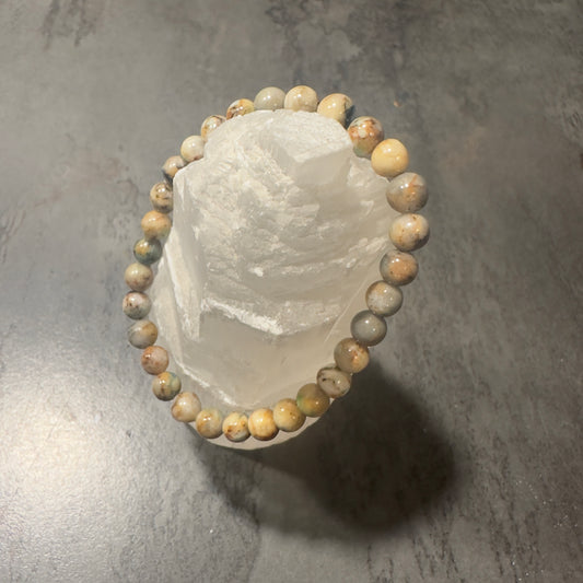 Mexican Jasper Armband für Erdung innere Ruhe und sanfte Stärke