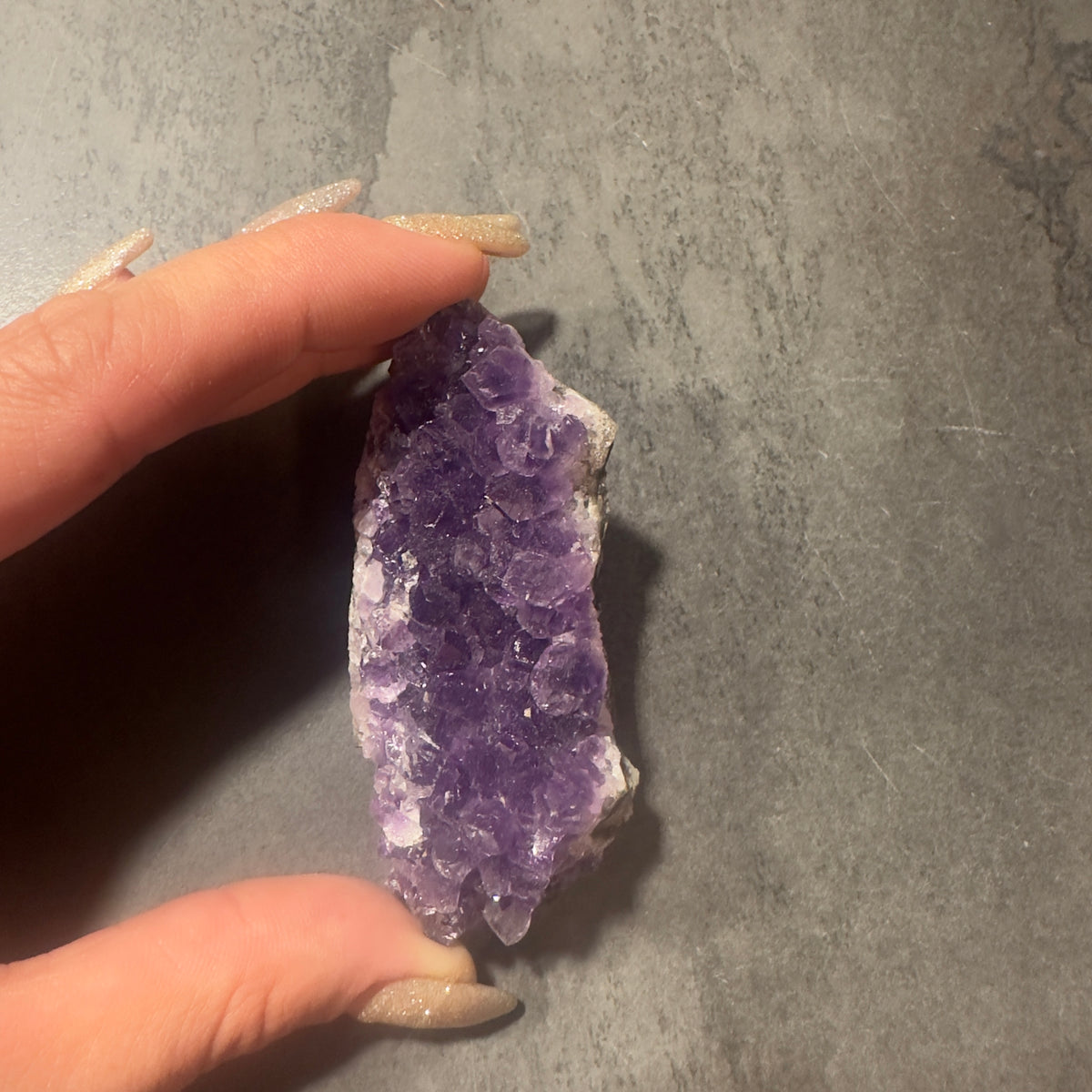 Amethyst Drüsen‑Handstück für Klarheit, Ruhe