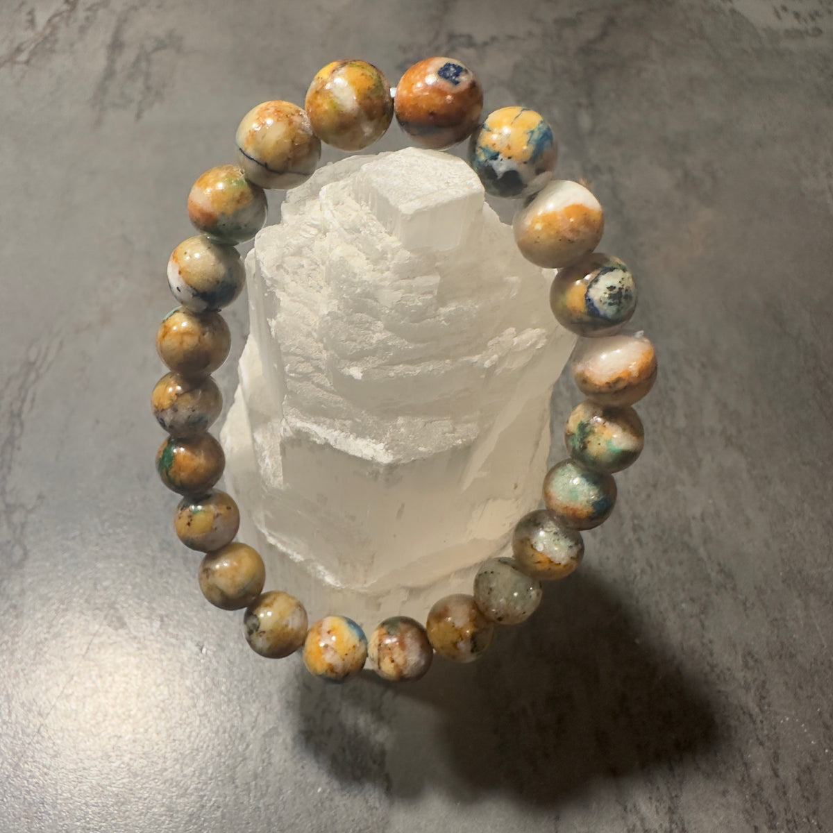 Mexican Jasper Armband für Erdung innere Ruhe und sanfte Stärke