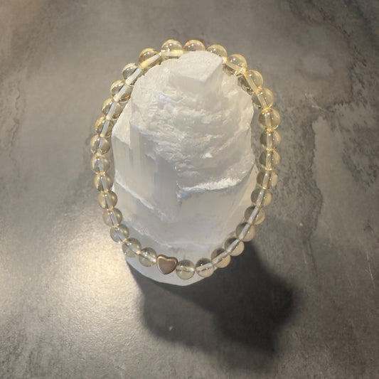 Citrin 6 mm Kugelarmband für Lebensfreude Fülle und innere Stärke