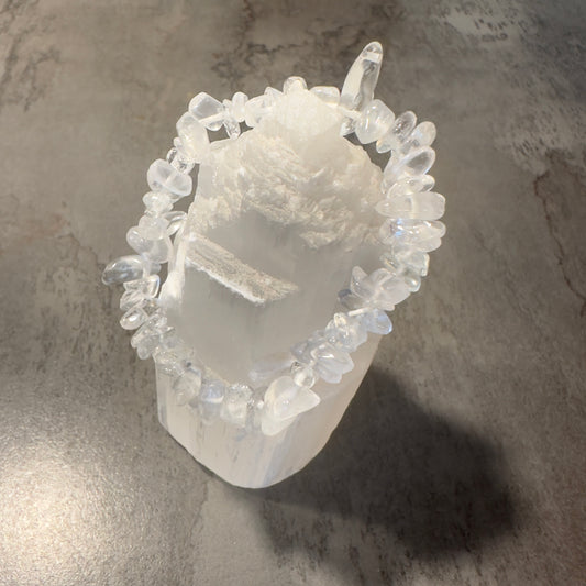 Kristallsplitterarmband Bergkristall