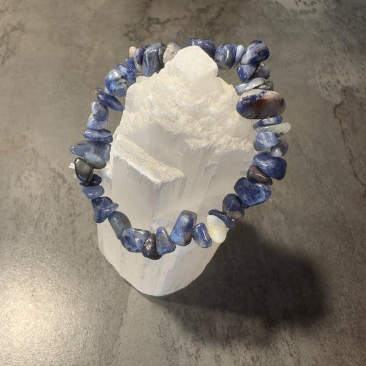 Kristallsplitterarmband Sodalith Stimmenklang