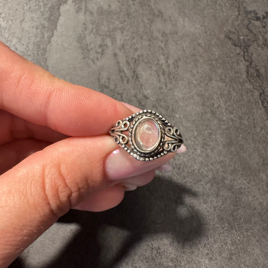 Bergkristall Ring größenverstellbar – Klarheit, Reinheit & energetische Ordnung
