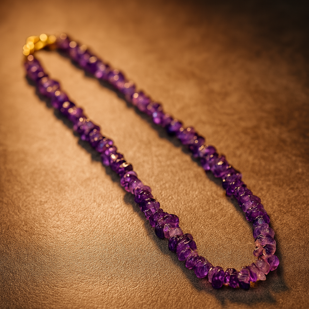 Kristallsplitterhalskette Amethyst Seelenklarheit