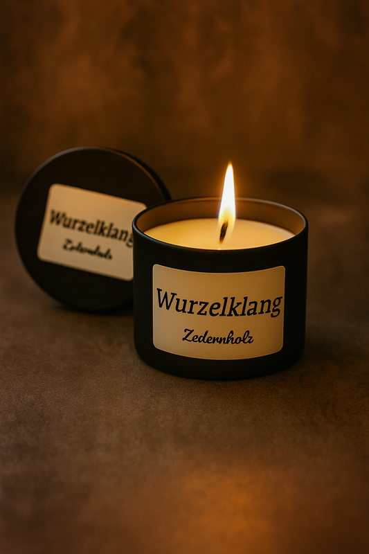 Wurzelklang – Zedernholz Ritualkerze