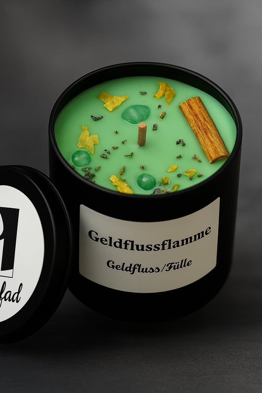 Ritualkerze Geldflussflamme – Geldfluss/Fülle