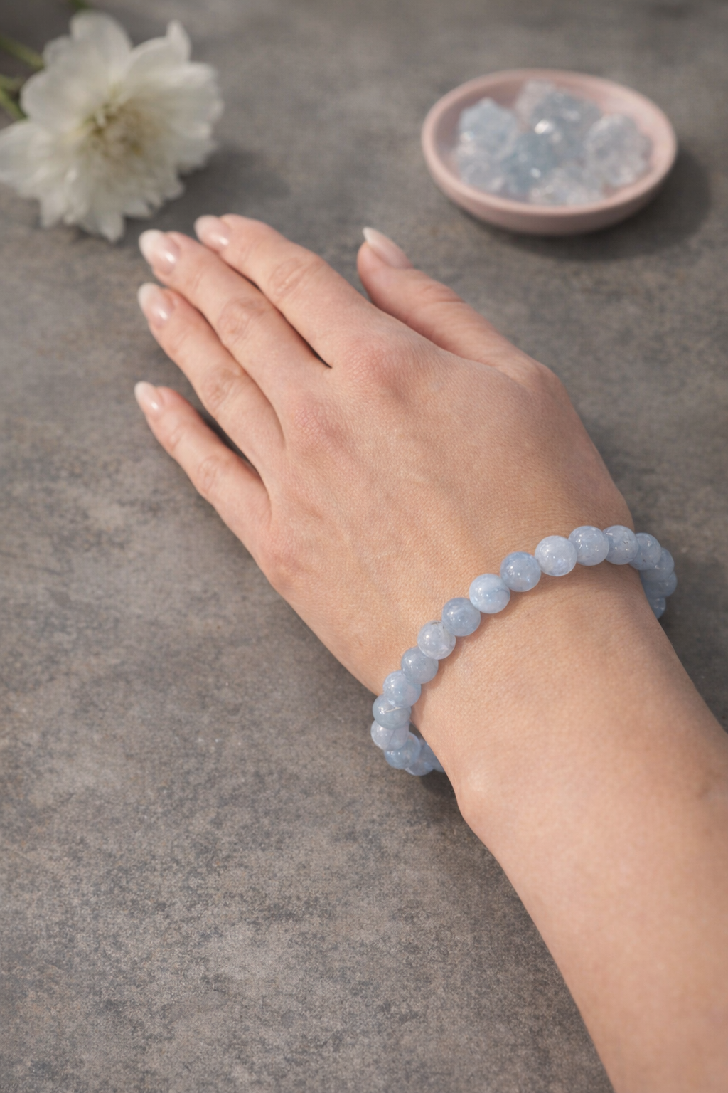 Aquamarin-Armband Klarheit & Frieden